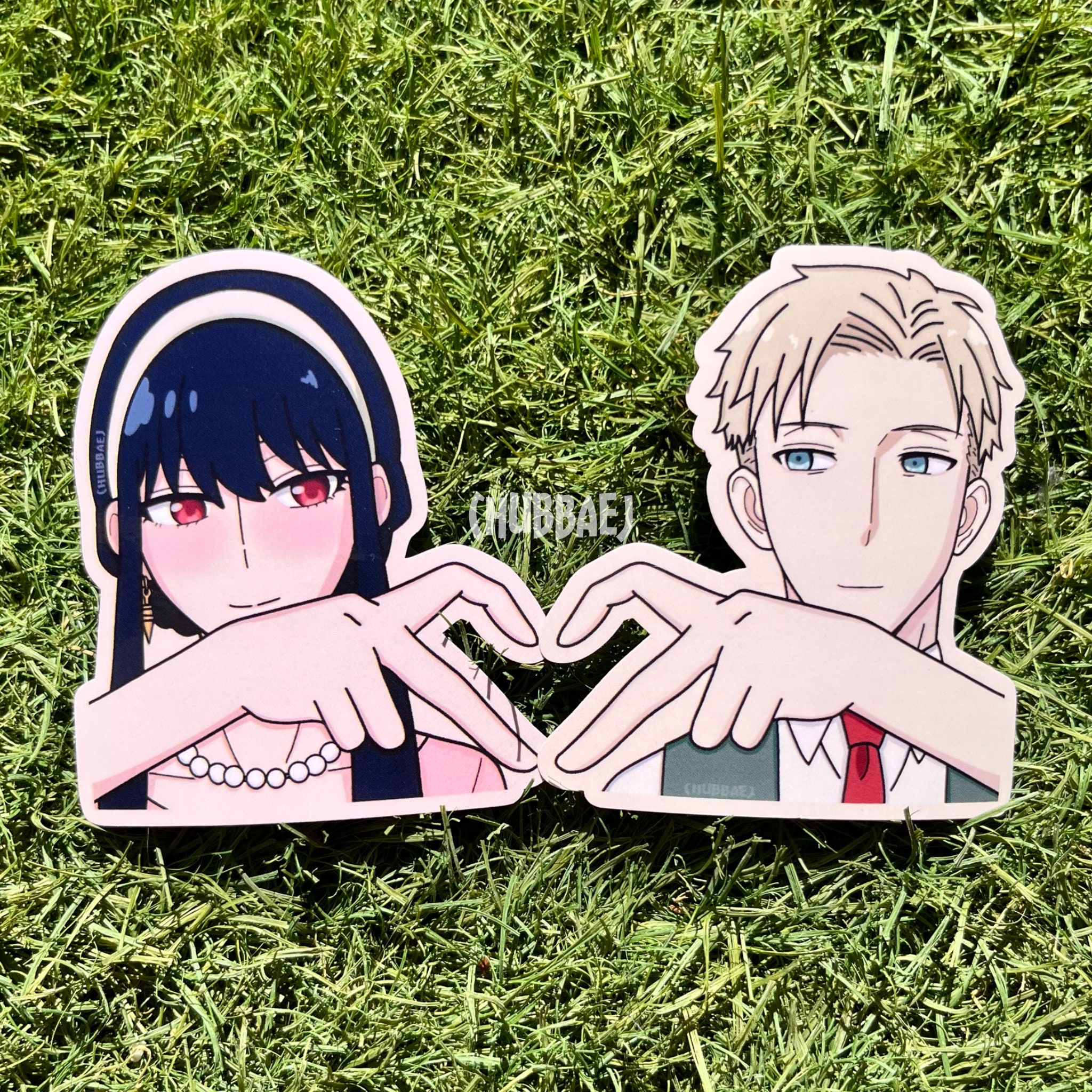 Cute anime couple kissing Sticker for Sale by NermyCupcakes