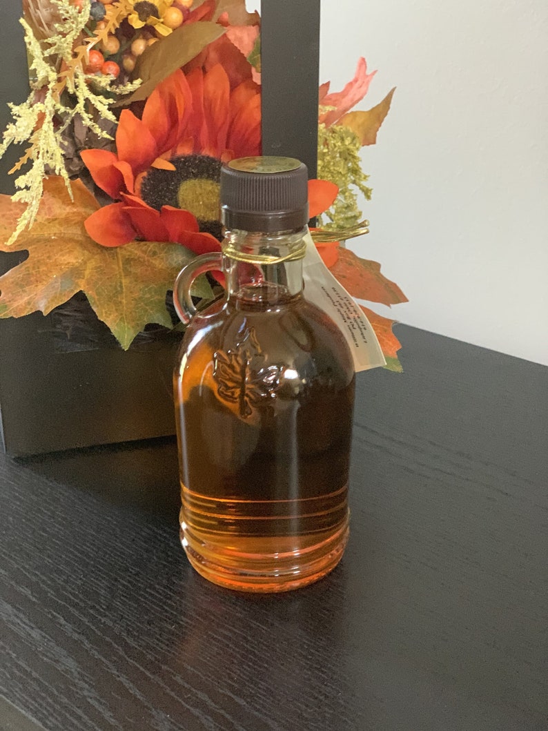 Pure Ohio Maple Syrup 250ml. Round Glass Etsy