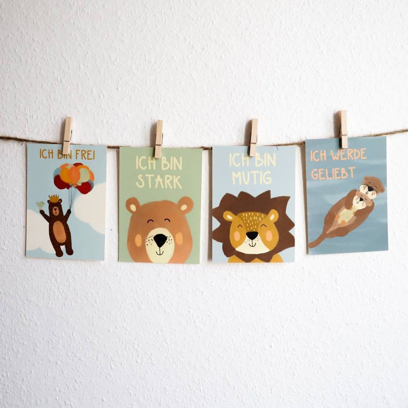 ElevaPulse Glückssteine Set - 6 Edelsteine Mit Karten Für Kinder Als Mitgebsel