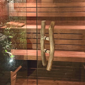 Glass Or Barn Door Push Pull Handles One Sided Or Double Sided /Standard And Custom Sizes