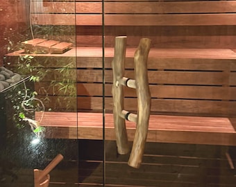 Manijas de empuje para puertas de vidrio o granero de un solo lado o de doble lado / Tamaños estándar y personalizados