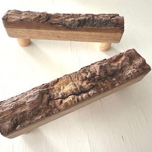 Oak Bark Handles Exceptional Interior Detail Forest Theme Room.