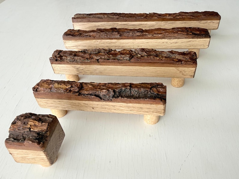 Oak Bark Handles Exceptional Interior Detail Forest Theme Room.
