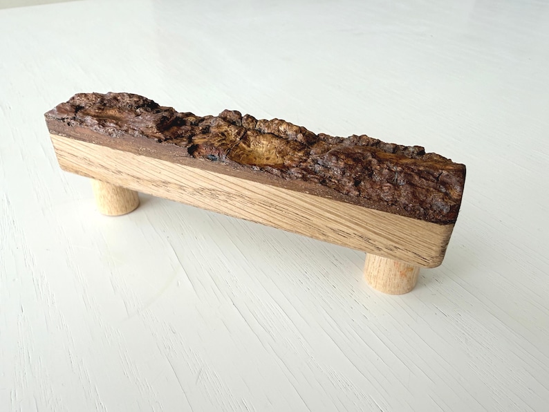 Oak Bark Handles Exceptional Interior Detail Forest Theme Room.