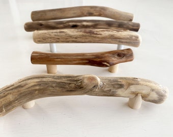 Natural Wood Handles Driftwood Drawer Pulls Nautical Style Modern Rustic Farmhouse Interior