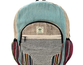 Ecological backpack made of Nepalese Hemp - Natural and sustainable backpack
