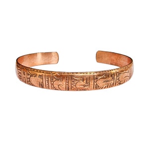 Om Mani Padme Hum Copper Bracelet