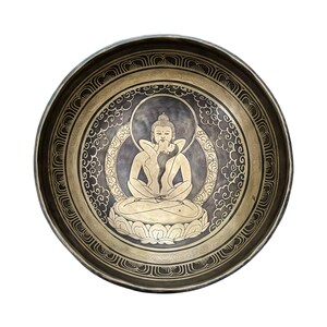 Tibetische Klangschale Samanthabhadra Chakra Drittes Auge