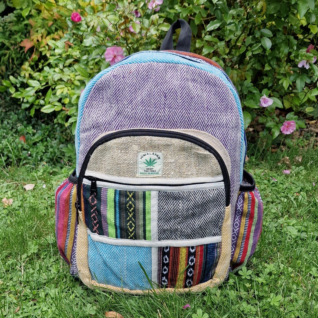Ecological Backpack Made of Nepalese Hemp Natural and Etsy