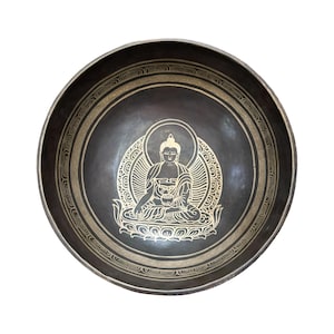 Buddha Varada Mudra Singing Bowl - Root and Sacral Chakra Singing Bowl - Nepalese Singing Bowl