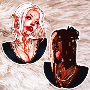 Bloodsuckers Stickers - Vampire Stickers - Halloween Stickers