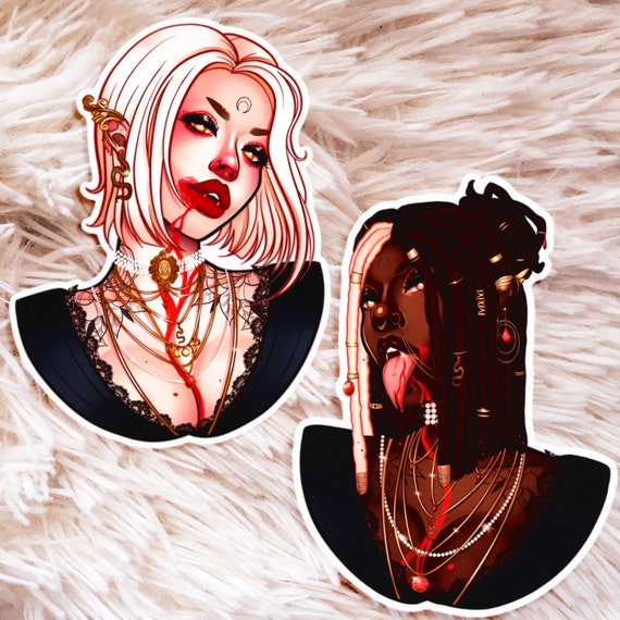 Bloodsuckers Stickers - Vampire Stickers - Halloween Stickers