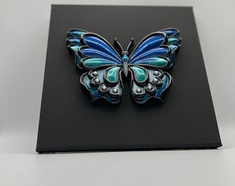 Butterfly wall art, 3D butterfly art, butterfly resin wall hanging, wall art, handmade butterfly decor, wall decor, butterfly decor