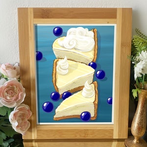 Cheesecakes Print - Cute Cakes - Cake Art - Cheesecake Art - Kitchen Baking Wall Art