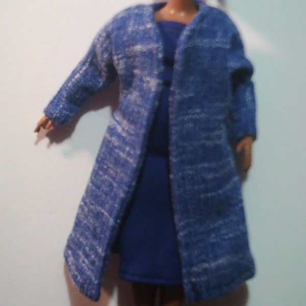 11" Fashion Doll Dress & Coat Set