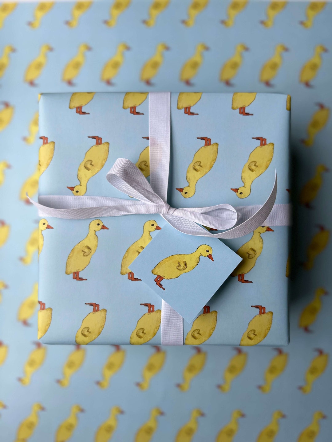 Duckling Wrapping Paper Duckling Baby Duck Wrapping Paper Baby Duck