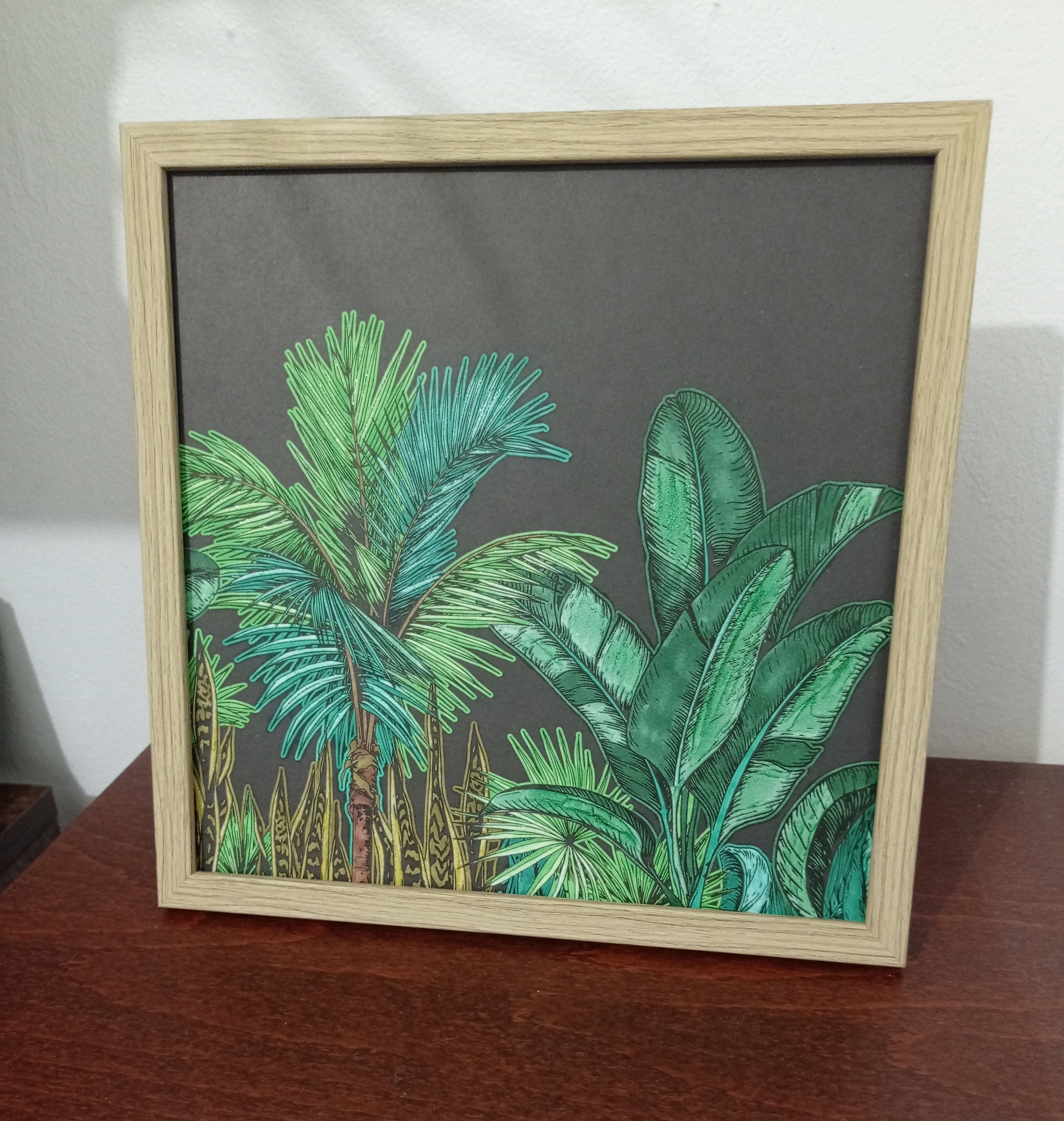 Cadre Plante Tropical