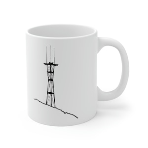 Sutro Turm Keramikbecher 11oz