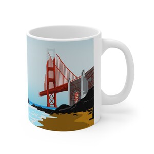 Golden Gate Bridge San Francisco California Ceramic Mug 11oz