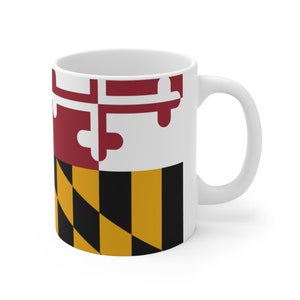 Maryland State Flag Ceramic Mug 11oz