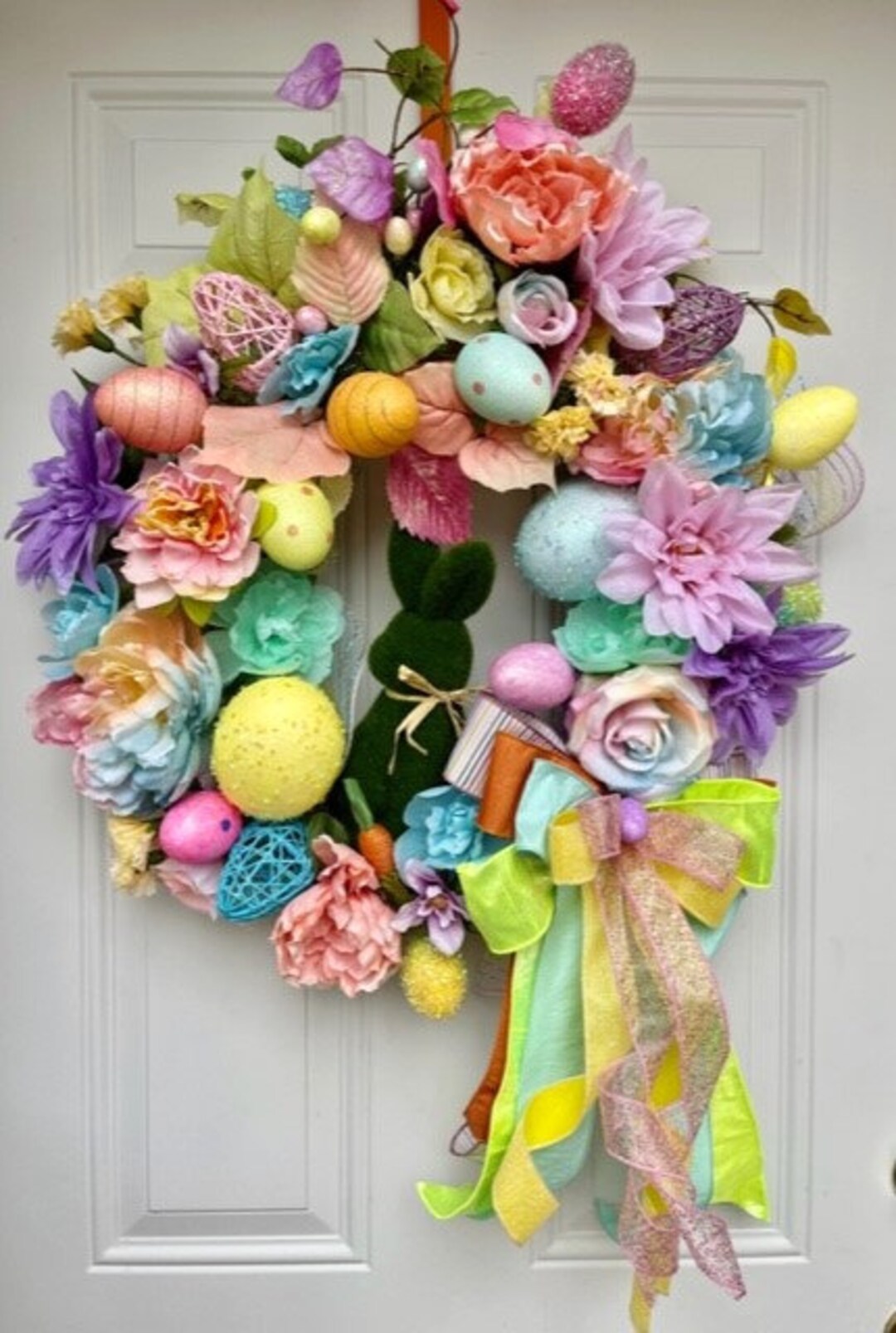 Easter Wreath, Bunny Wreath, Easter Bunny Wreath, Easter Grapevine