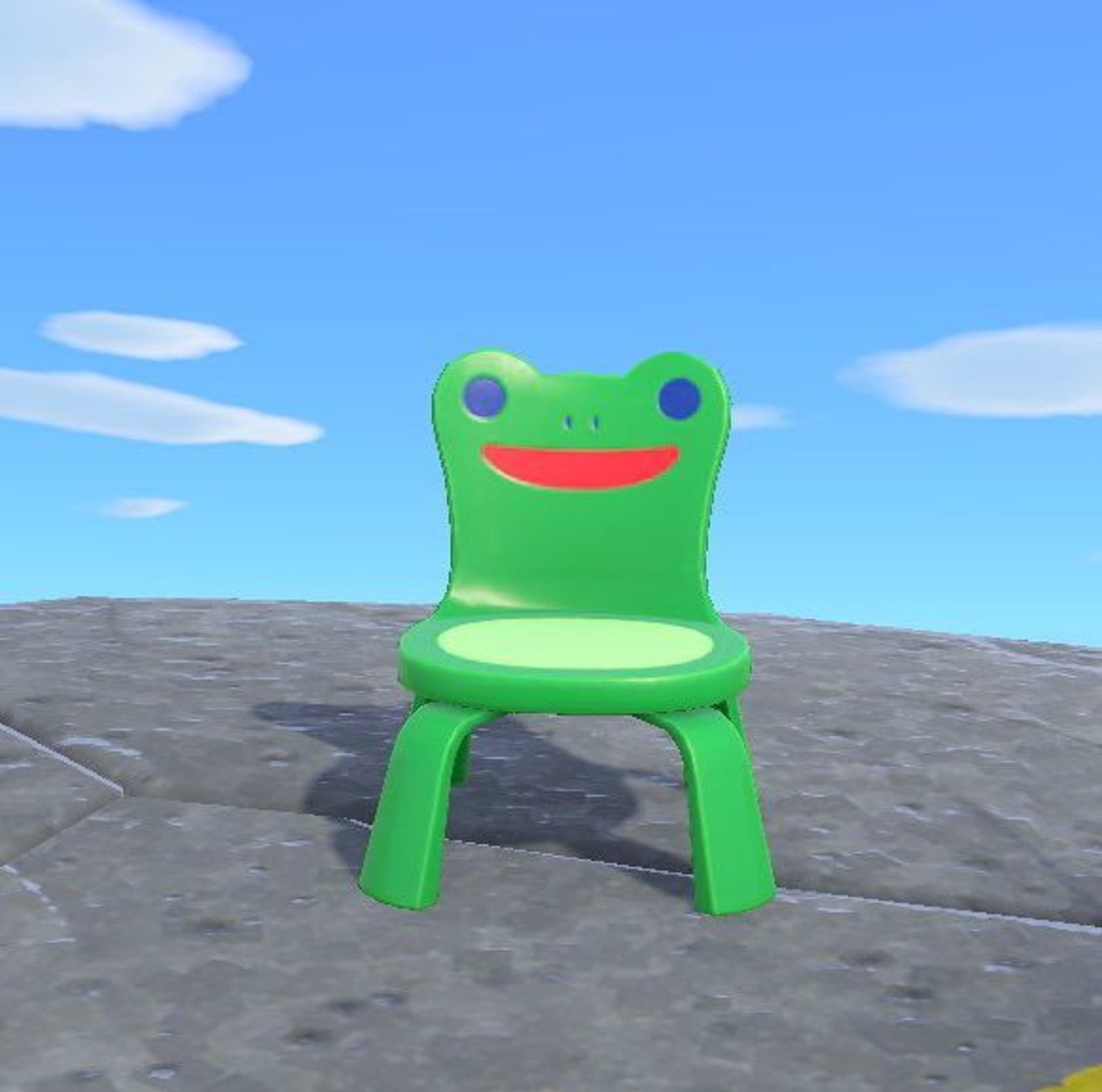 Buy ACNH Froggy Chair 3d Print File Online in India Etsy