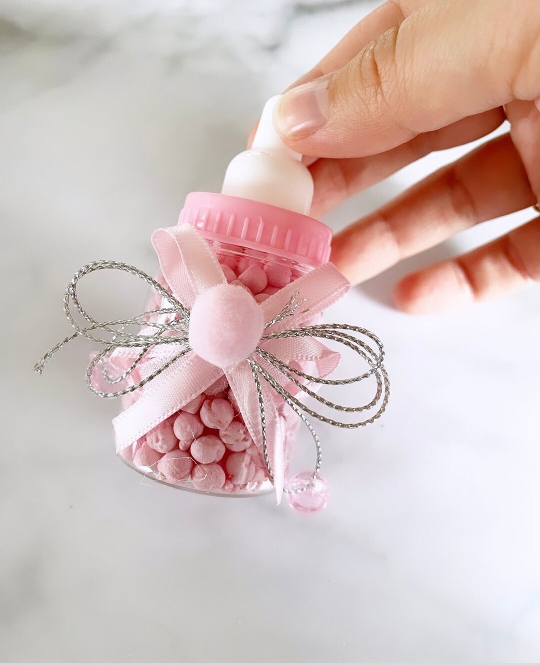 X12 Baby Shower Party Favours / Gender Reveal / New Mum Party Baby Bottles Empty or Filled With