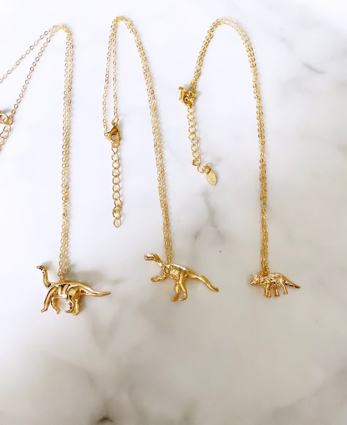 T-Rex necklace 14k gold – Signet Collection