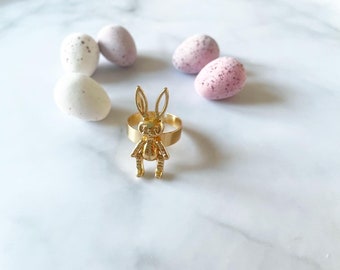 Bunny Adjustable Ring