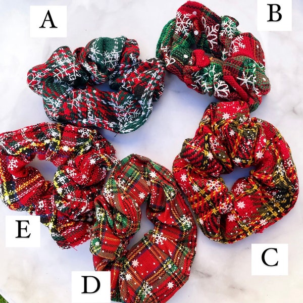 Christmas scrunchies / Christmas Eve boxes / stocking fillers