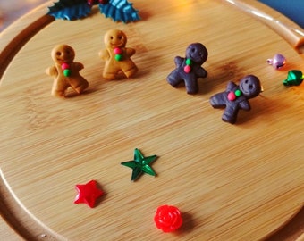 Lebkuchen Herren Weihnachtsohrringe