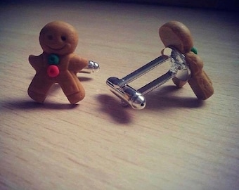 Gingerbread Men Cufflinks