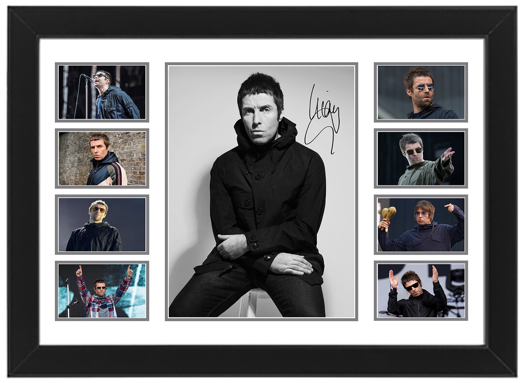 Liam Gallagher Autograph Poster Print Signed Music Etsy