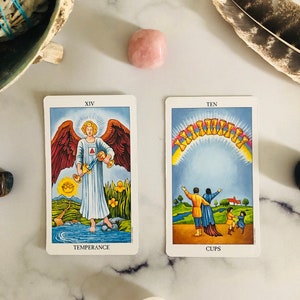 2-Card Quick Guidance Tarot Reading / 1 Question / Career & Finances Tarot Reading / Love Tarot Reading