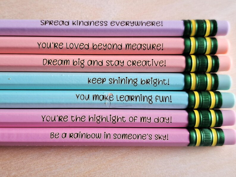 Affirmation Pencils - Digital SVG File for Laser Cutter - Laser Ready ...