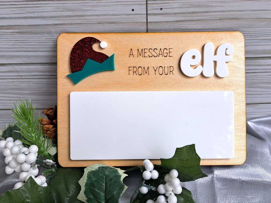 2023 Elf Accessory Elf Message Board Elf Ideas Elf Props Etsy