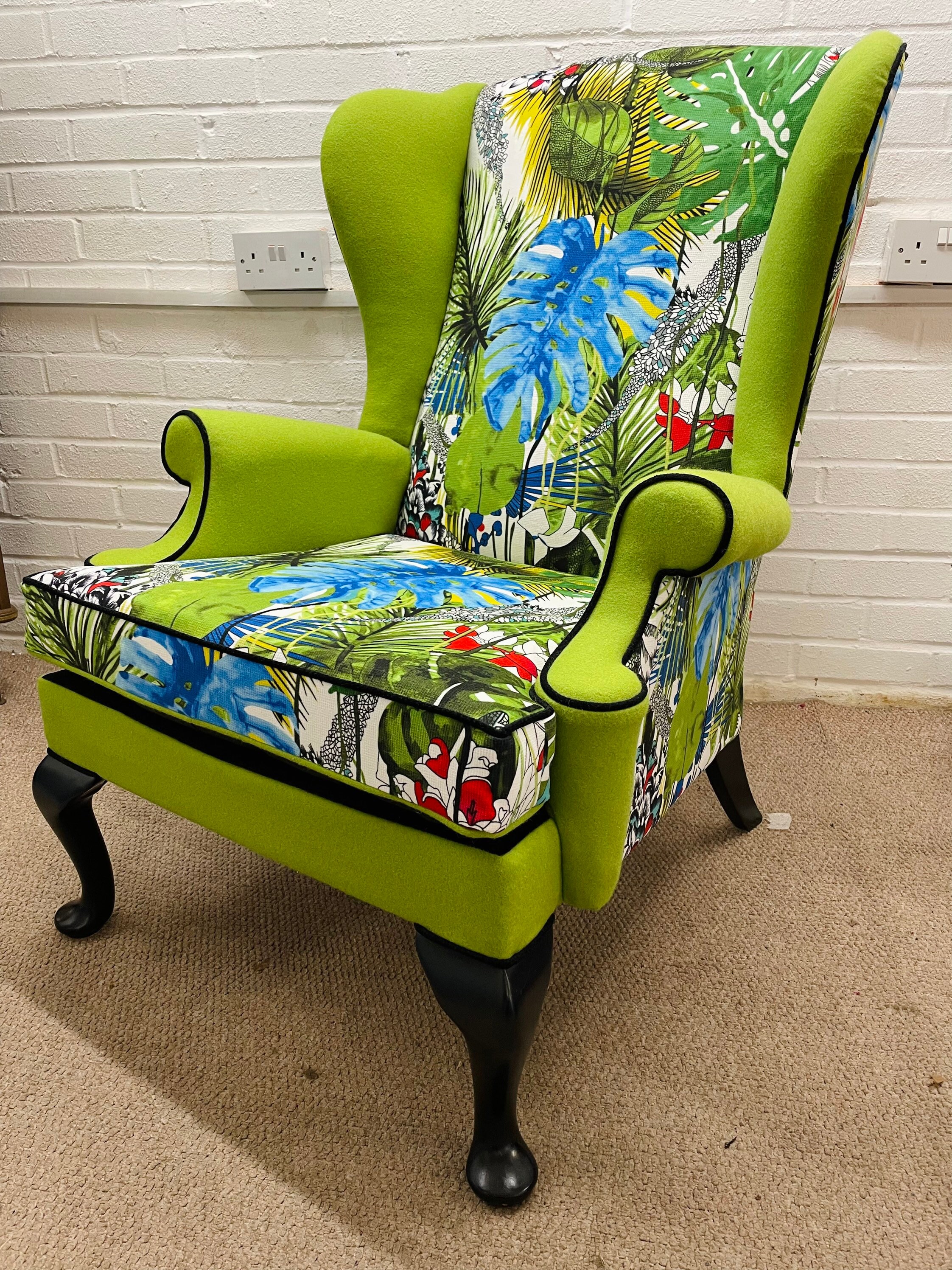 Parker Knoll Wing Back Chair Model 976 Newly Upholstered in Etsy UK