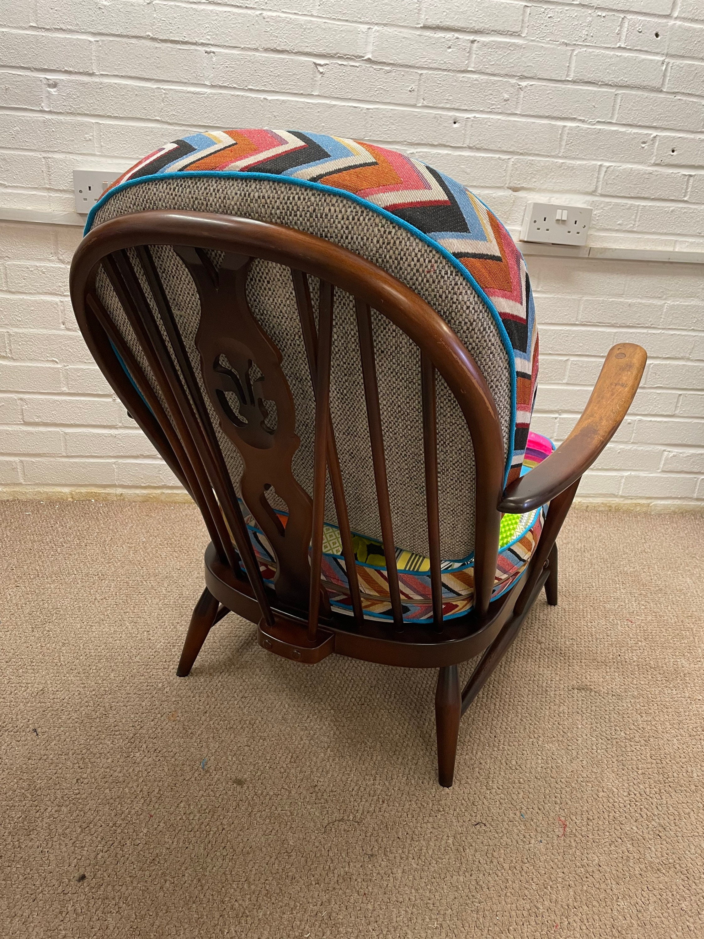 Vintage Ercol Chair Fully Refurbished New Cushions Covers Etsy UK