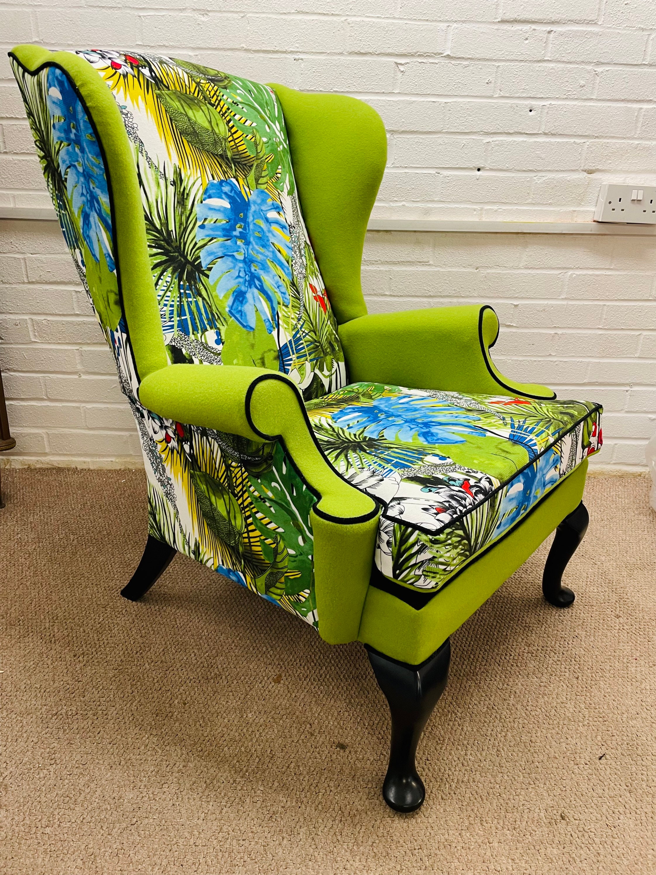 Parker Knoll Wing Back Chair Model 976 Newly Upholstered in Etsy UK