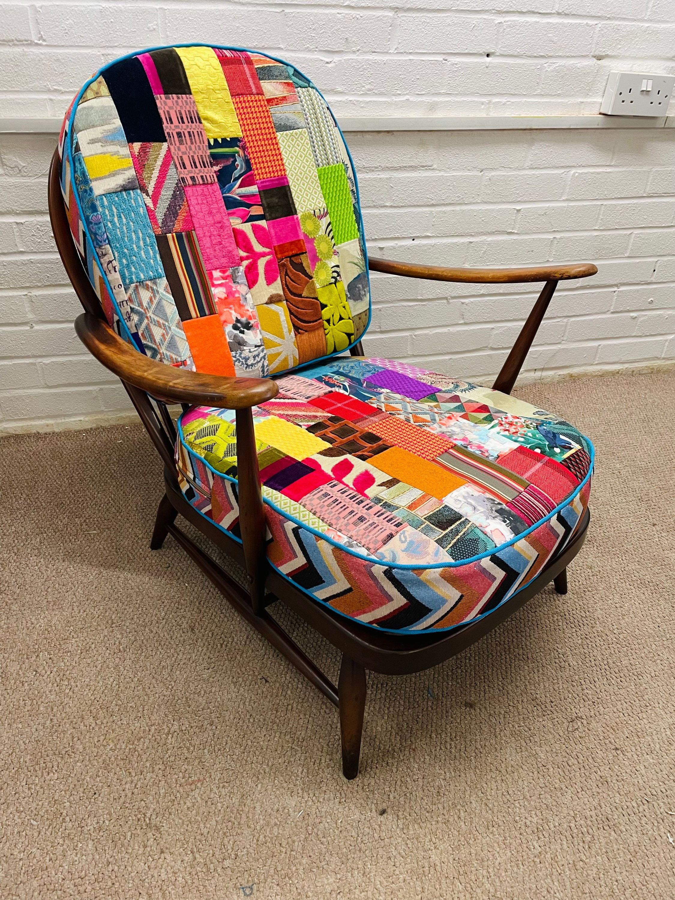 Vintage Ercol Chair Fully Refurbished New Cushions Covers Etsy UK