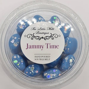 Jammy Time Full Of Beans Soy Wax Melt Pot.