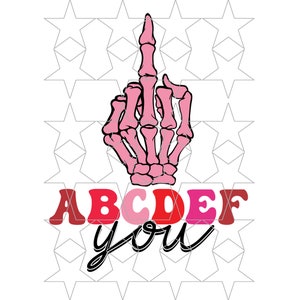 ABCDEF You Leopard Png Funny Valentines Day Png Skeleton