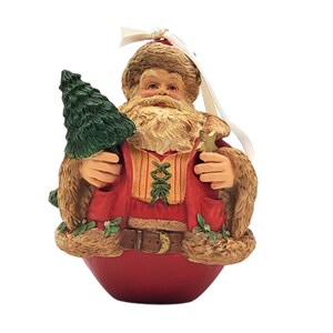Hallmark Keepsake 1996 Christmas Ornament Evergreen Santa Special Edition