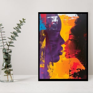 Printable Wall Art | Black Art | Abstract Art | Modern Wall Art | Black Women Art | JPEG Files | High Resolution | Versatile Digital Art
