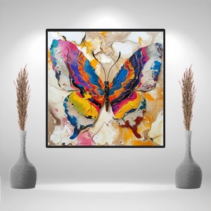 Printable Wall Art | Fashion Print | Butterfly Abstract Art | Home Decor | Instant Download | Digital Art | Versatile Art | Artwork Print