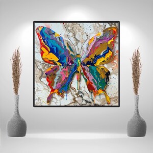Printable Art | Fashion Print | Butterfly Abstract Art | Home Decor | Sunlit Sophistication | Digital Art | Versatile Art | Artwork Print