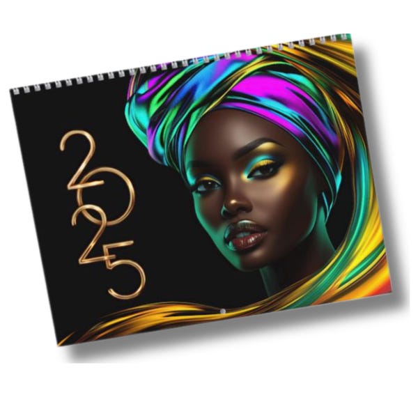 African American Calendars 2025 Etsy