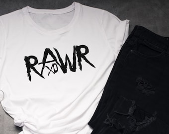 RAWR XD T-shirt, Not a Phase, Elder Emo, Scene Things, Metalcore, Rock, Heavy, Alt, Goth, Emo, Punk, Band, Concert, Festival, Rave