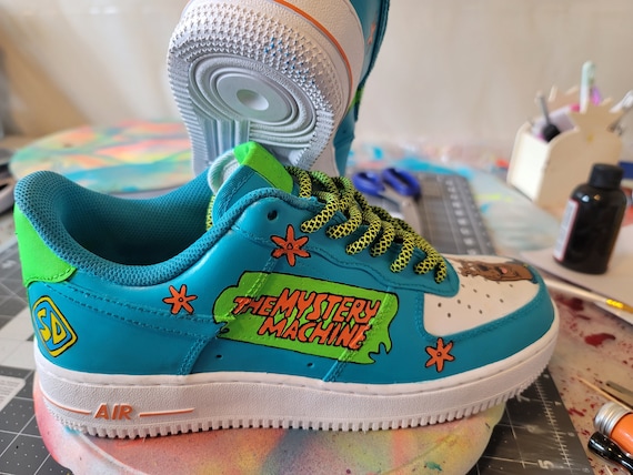 Custom Scooby Doo Nike Force Etsy