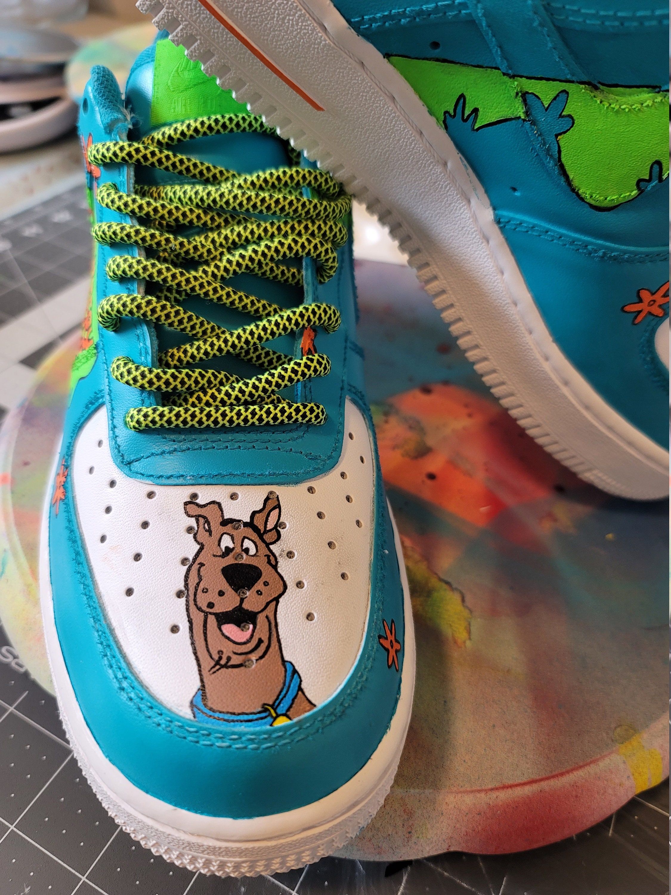 Custom Scooby Doo Nike Force Etsy